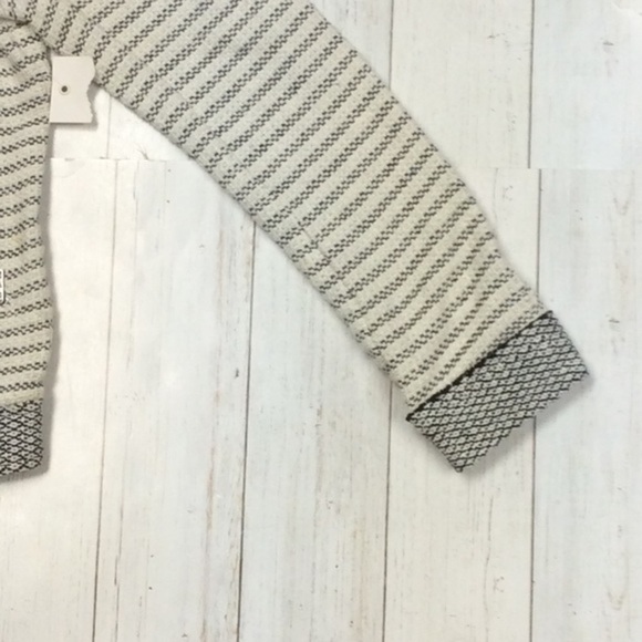 Ella Moss Salinas Stripe Tweed Moto Jacket. - Picture 10 of 16
